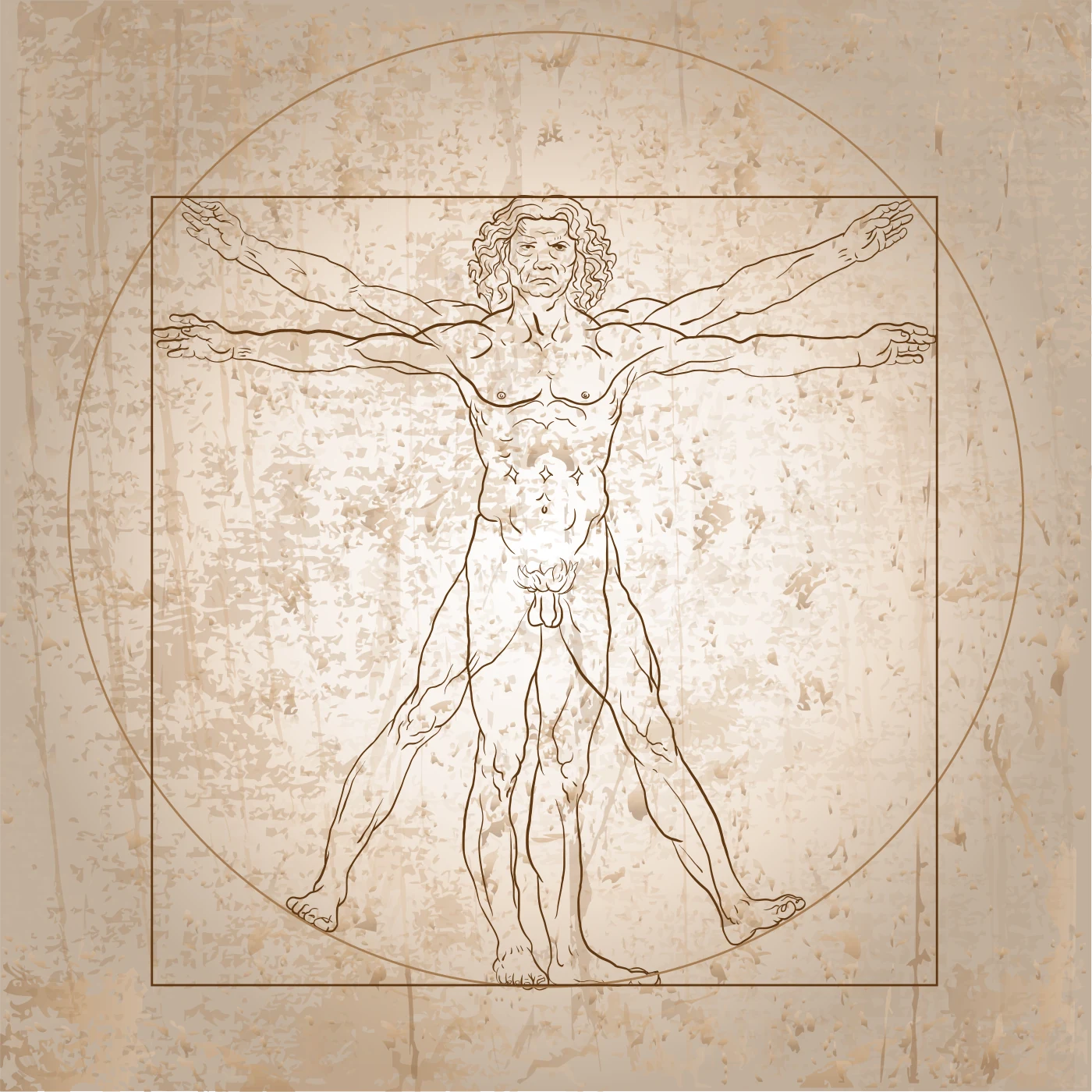 Leonardo da Vinci's Vitruvian Man